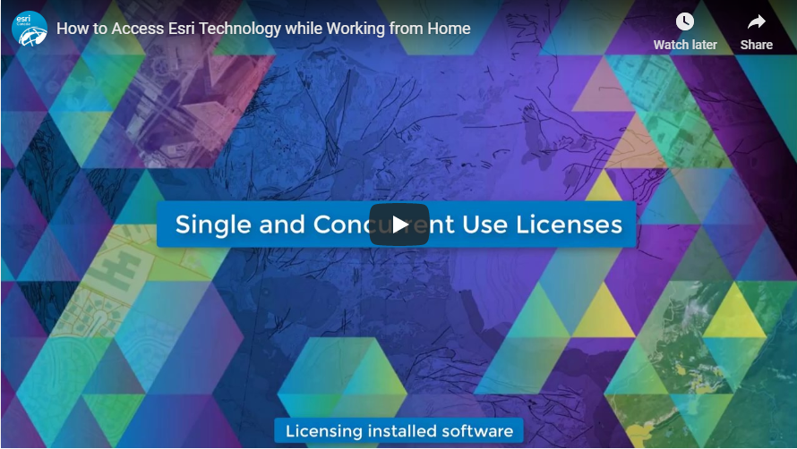 Featured image for “How to Access Esri Technology while Working from Home”
